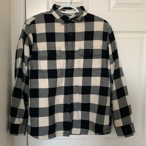 Uniqlo Black and White Checkered Jacket | Fall Jacket | Shacket